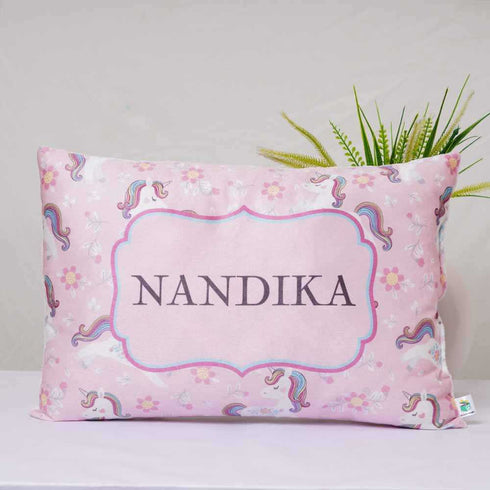 Personalized Unicorn Printed Kids Pillow